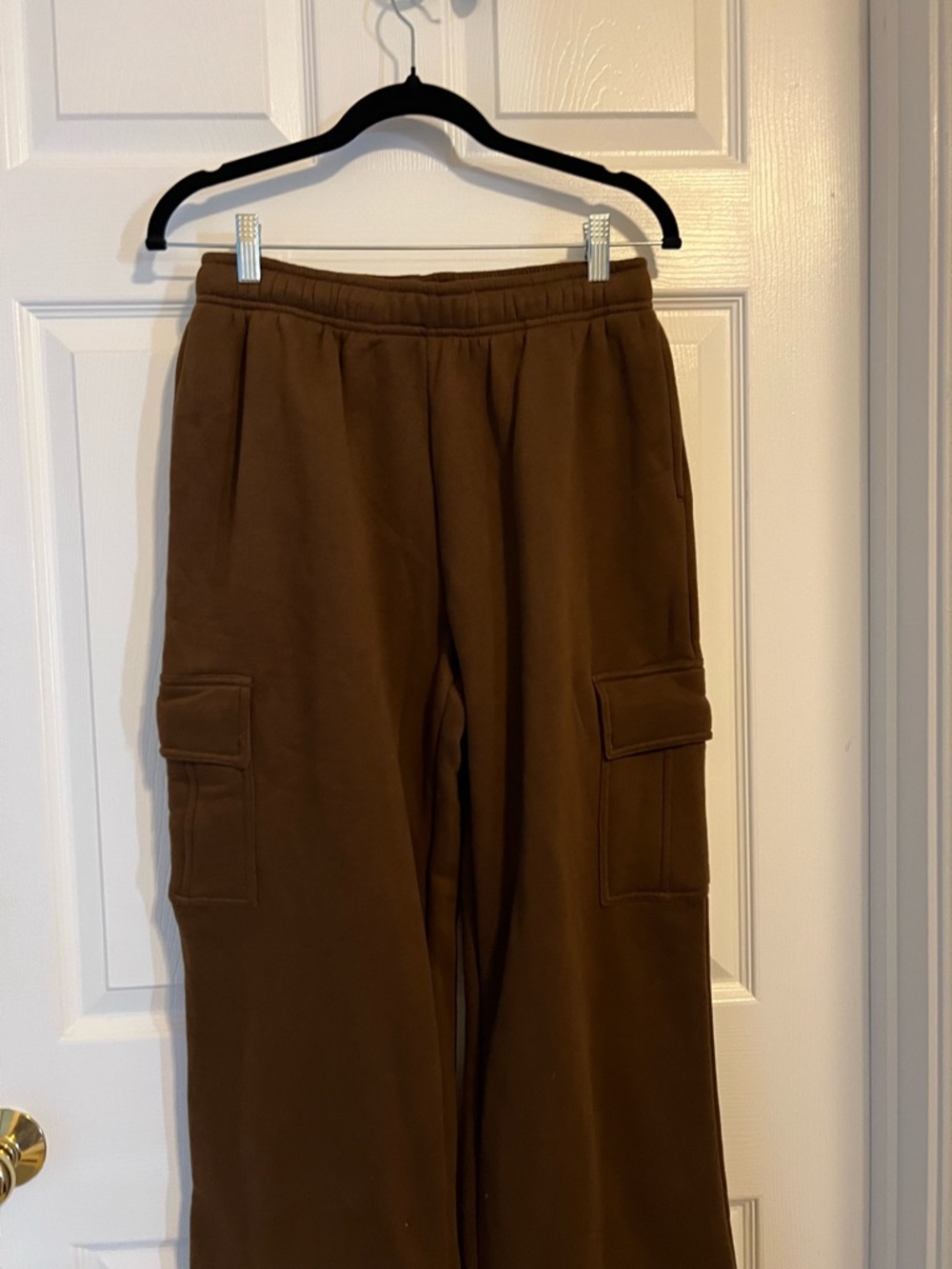 Brown Cargo Sweatpants